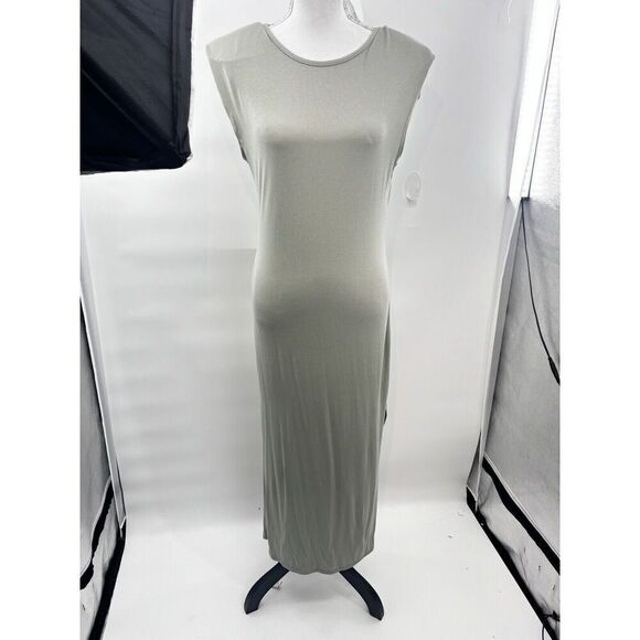 Forever Rose Sleeveless Maxi Dress - Size XL Light grayish sage - Picture 8 of 14
